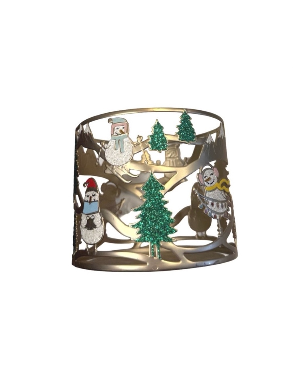 Snowmen Candle Holder - Picture 1 of 3